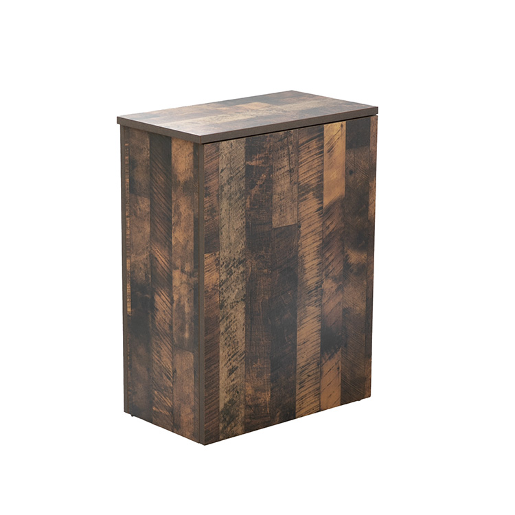 ヴィンテージ風 木製 ダストボックス ごみ箱 ゴミ箱 ふた付き 蓋 フタ