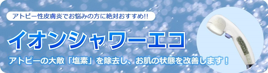 アトピーの方や敏感肌の方にオススメ】イオンシャワーeco 国内・国際