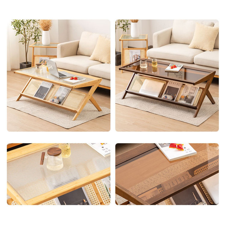 ROOM&HOME ガラスセンターテーブル 140×60cm ROOM&HOME ガラスセンターテーブル 140×60cm（Qoo10
