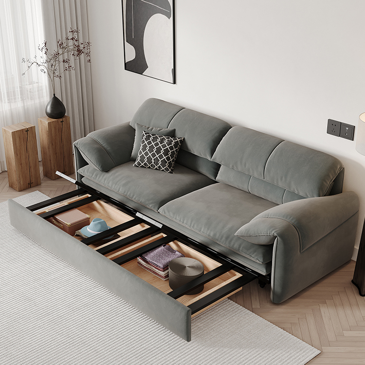 ソファーベッド 折りたたみ ソファー 2人掛け 選べる5色 収納 新生活