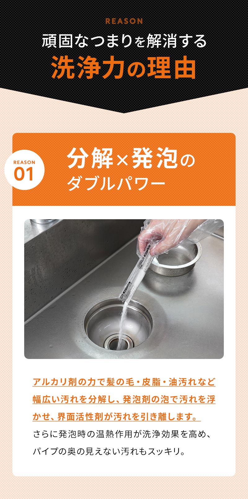 アズマジック排水パイプ洗浄剤ポスト投函品