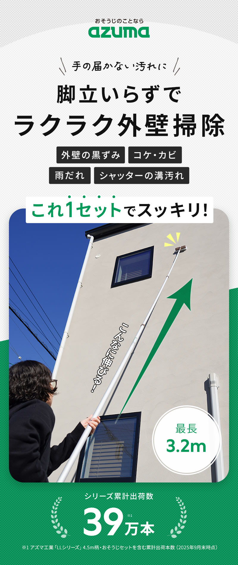 外壁ブラシセット