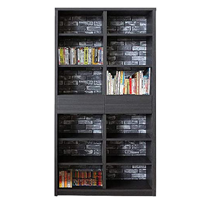 書棚 木製 おしゃれ 完成品 本棚 大容量 子供 収納 95書棚 ライズ 