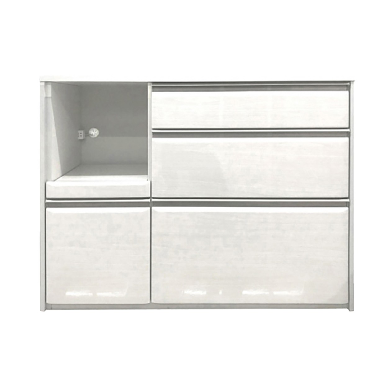 キッチンカウンター 下収納 Diy 収納 目隠し テーブル 1 カウンター ジョア a K118 収納家具 収納 ボード レンジ台 開梱設置 aa 快適家具27度 通販 Yahoo ショッピング