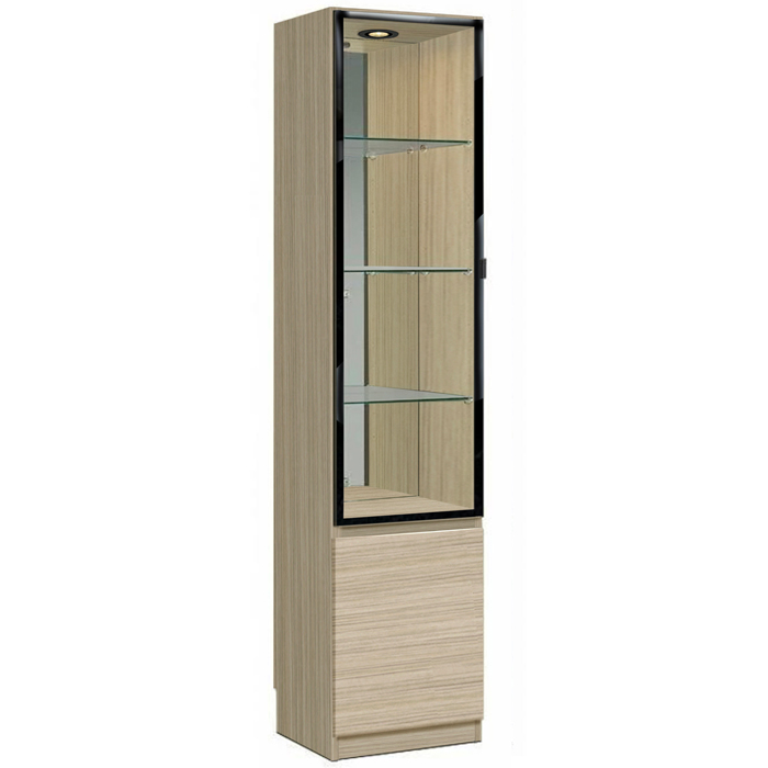 日本製 コレクションボード キュリオ ガラス扉 収納棚 Fフォースター