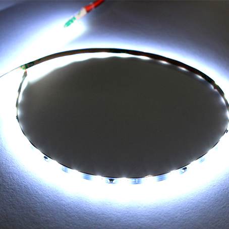 LEDテープライト 防水 12V 100cm 超極細 高密度 3mm幅 1チップ 灰色