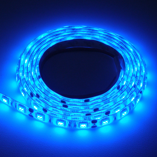 マイルド LEDテープライト LEDテープライト 防水 12V 90cm 3チップ 白ベース ケーブル1.5m 両端子