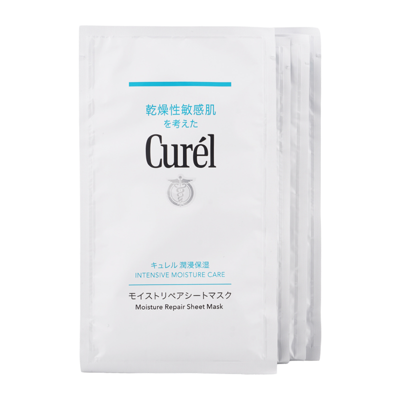 Curel curel キュレル 潤浸保湿 モイストリペアシートマスク 本体 4枚