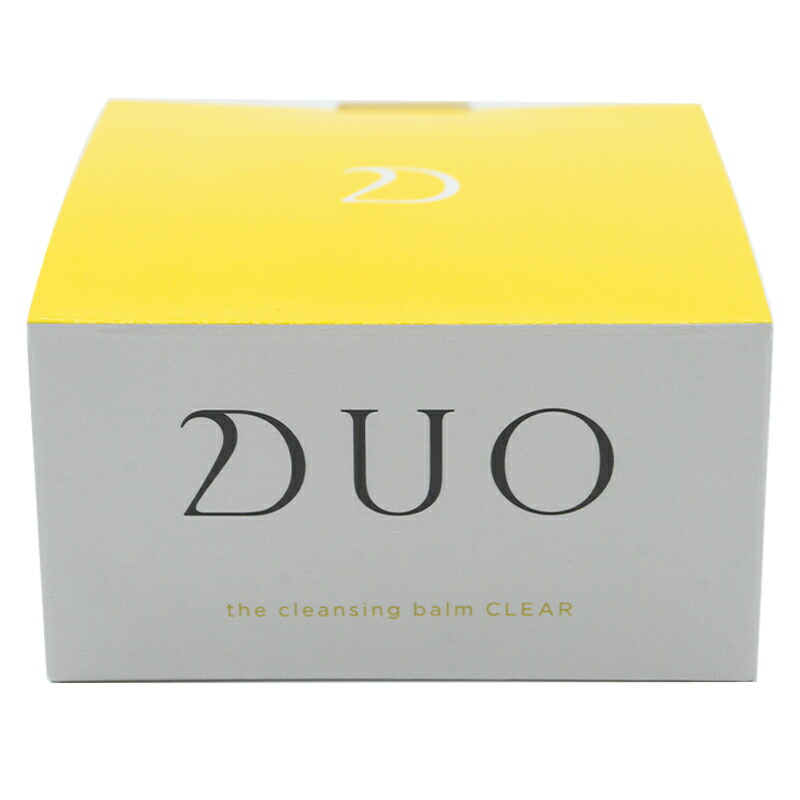 新品 DUO ザ クレンジングバーム クリア 90g ザ クレンジングバーム クリア【DUO 黄色】|【公式通販】DUO