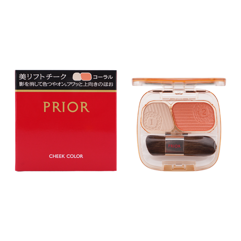PRIOR プリオール 美リフトチーク 本体 [コーラル] パウダーチーク
