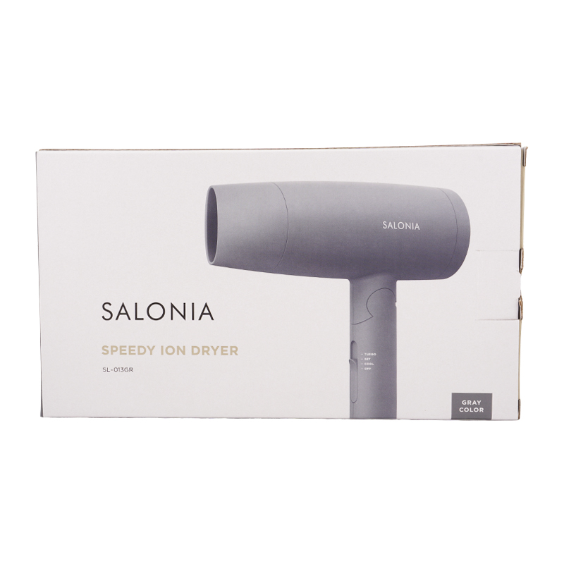 SALONIA（サロニア） スピーディーイオンドライヤー グレー [ギフト