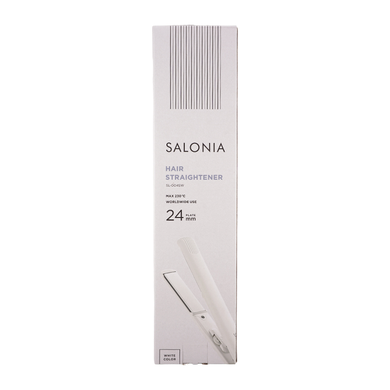 SALONIA（サロニア） ストレートヘアアイロン 24mm ホワイト SL-004SW