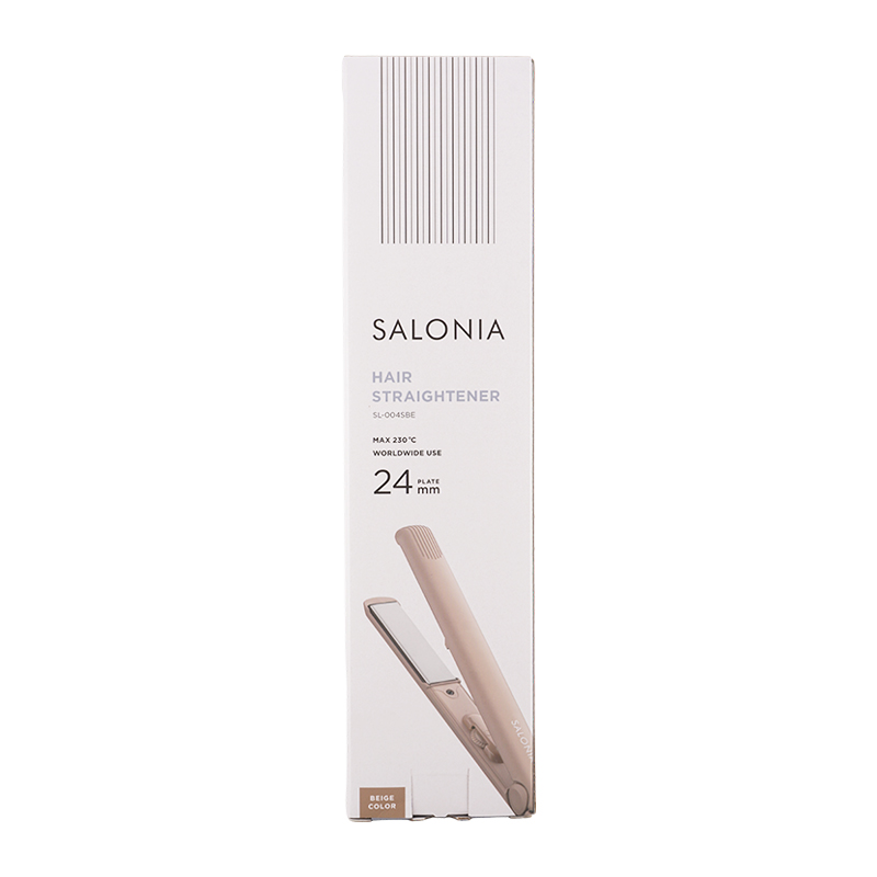 VODINA ヘアアイロン ベージュ SALONIA（サロニア） ストレートヘアアイロン ベージュ 24mm SL