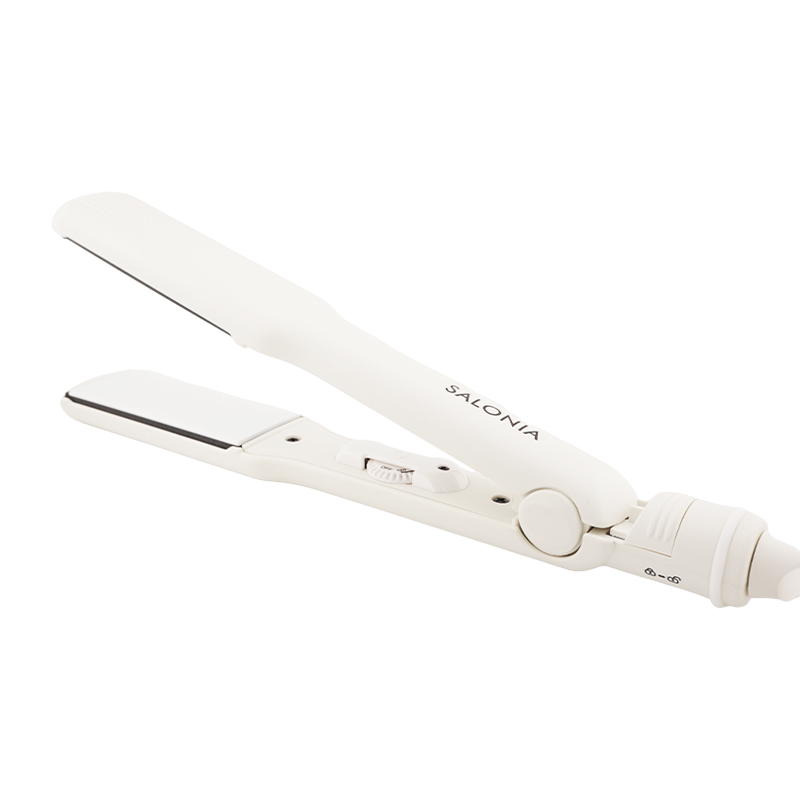 SALONIA（サロニア） ストレートヘアアイロン 35mm ホワイト SL-004SW