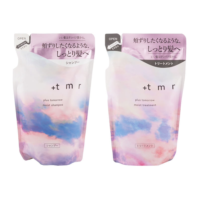 12/+=モイスト シャンプー＆トリートメント 詰め替え 各2個　計4つ tmr3415-3439_001.jpg