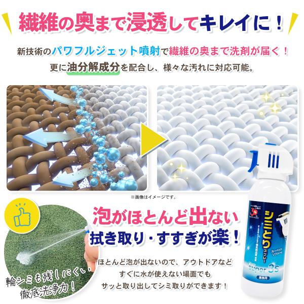 業務用 ありそうでなかった カーペット用洗浄剤 シミとりスプレー ジェットリーナ ものスタ なないろ日和！ せのぶら本舗 New Super3S 30th 240ml 4582202961014 染み抜き よく落ちる 洗剤ホテル旅館洗剤専門店スリーエス(3S) Yahoo!ショッピング  ホテル旅館が採用 ソファ イス 簡単 クリーニング しみ取り