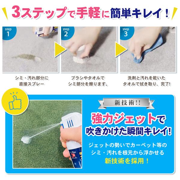 業務用 ありそうでなかった カーペット用洗浄剤 シミとりスプレー ジェットリーナ ものスタ なないろ日和！ せのぶら本舗 New Super3S 30th 240ml 4582202961014 染み抜き よく落ちる 洗剤ホテル旅館洗剤専門店スリーエス(3S) Yahoo!ショッピング  ホテル旅館が採用 ソファ イス 簡単 クリーニング しみ取り