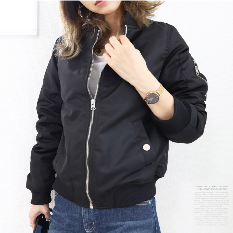 Ma 1 レディース フライトジャケット 中綿入り 厚手 黒 レディース ブルゾン 秋 冬 Ma1 リブ付きブルゾン 防寒 ジャケット 白 グレー ネイビー カーキ レッド Aout 0004 カジコム 通販 Yahoo ショッピング