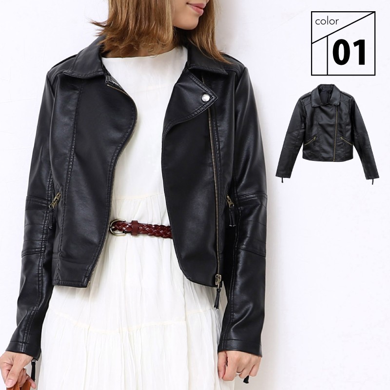 クレバービバーチェ ダブルライダースジャケット バイクジャケット レディース CVJ-626 クレバービバーチェ CLEVER VIVACE ダブルライダース