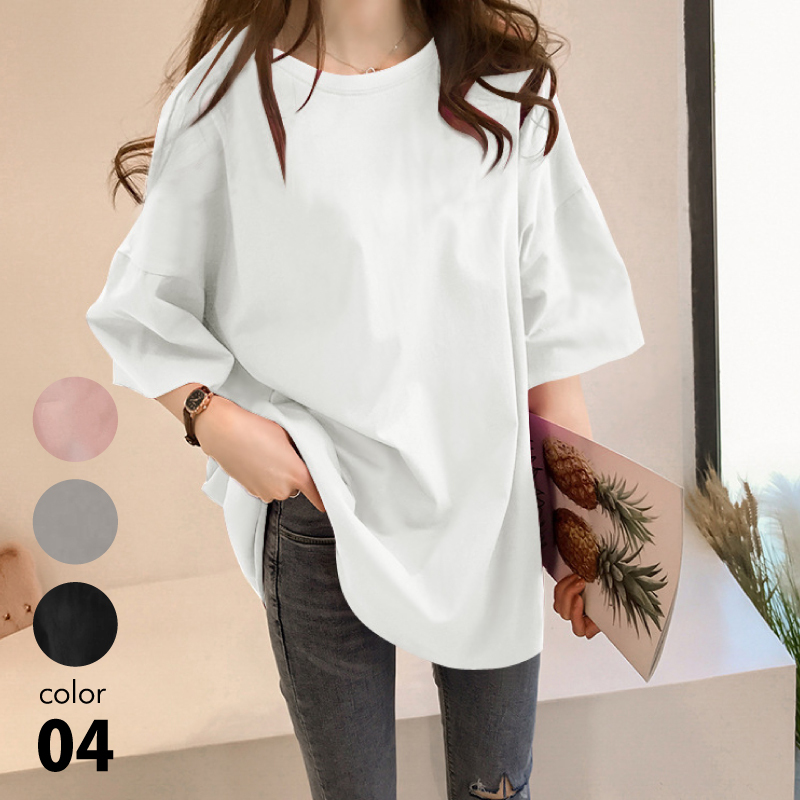 tシャツ フレスカオーバーサイズＴシャツ レディース tシャツ オーバーサイズ シャツ レディース : ZOZOTOWN Yahoo!店