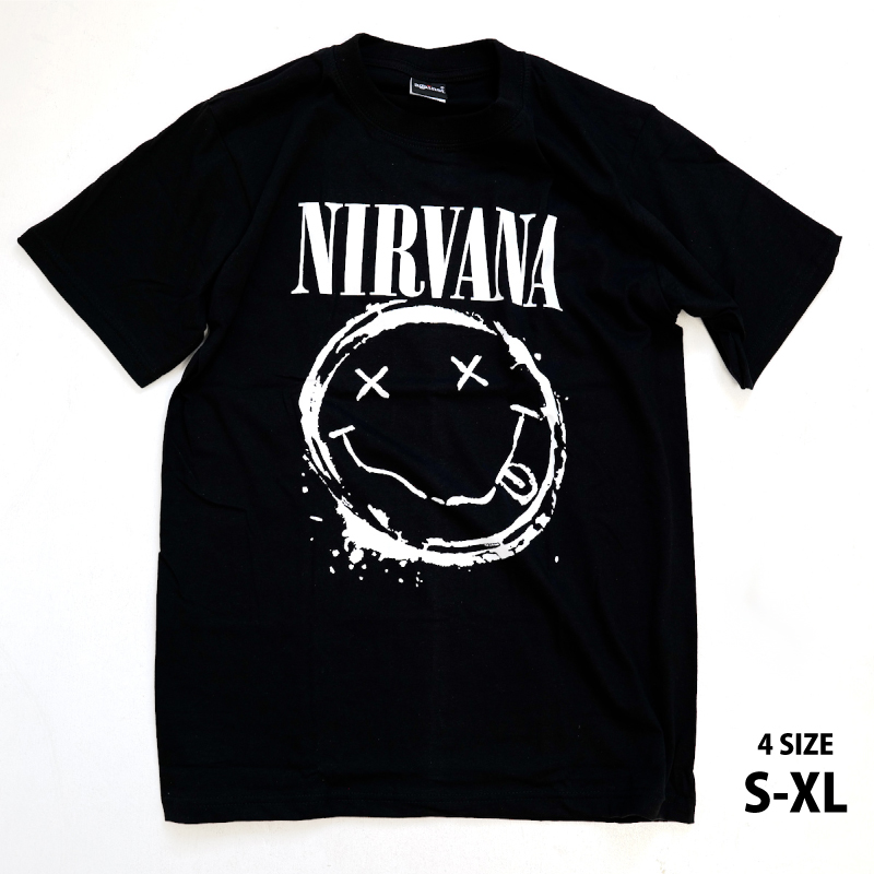 ニルヴァーナ Nirvana ニルバーナ Tシャツ 半袖 ロックTシャツ
