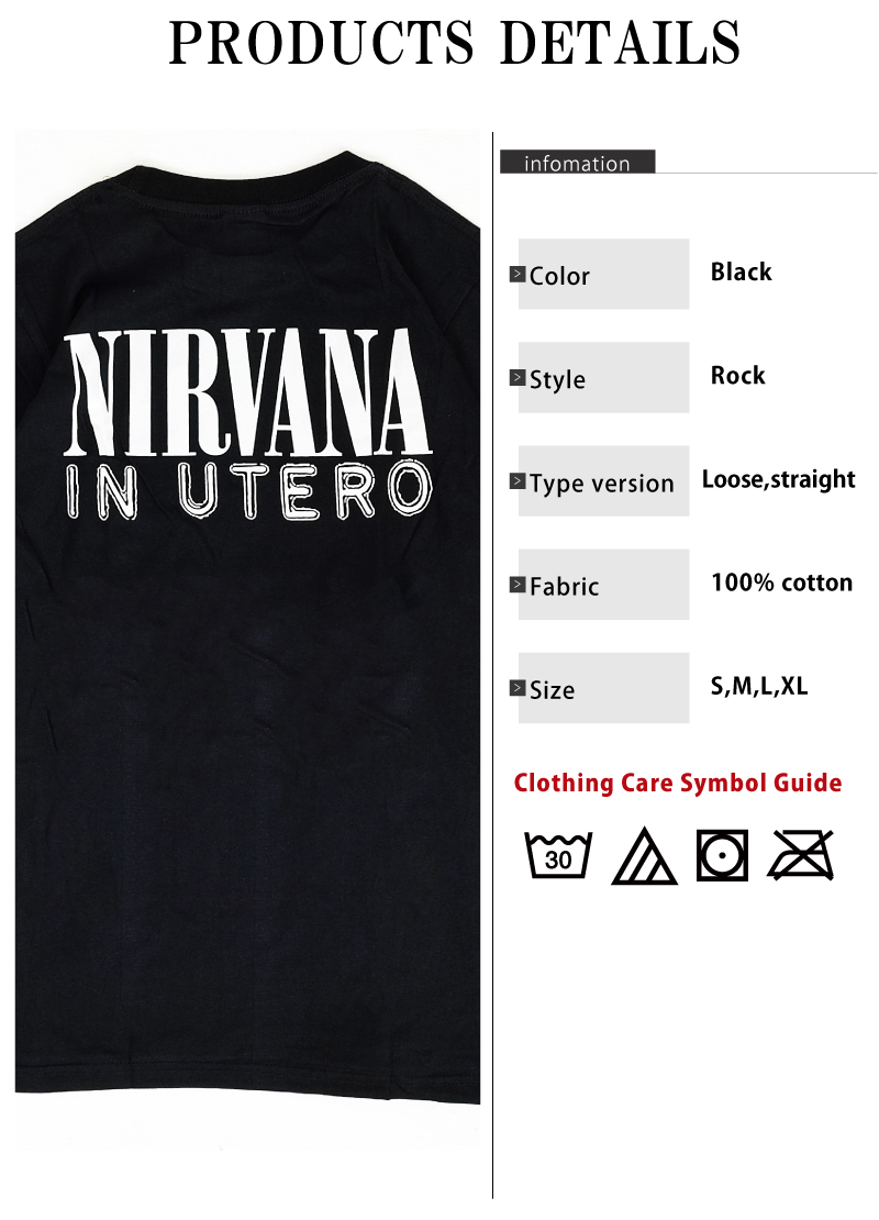 ニルヴァーナ Nirvana ニルバーナ Tシャツ 半袖 ロックTシャツ