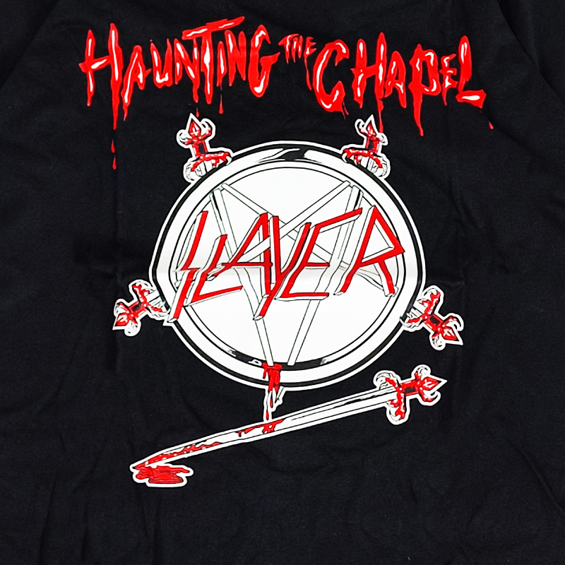 00s SLAYER スレイヤー バンド ロンT Tシャツ slayer スレイヤー 長袖 バンドtシャツ ロンT プリント アメリカ