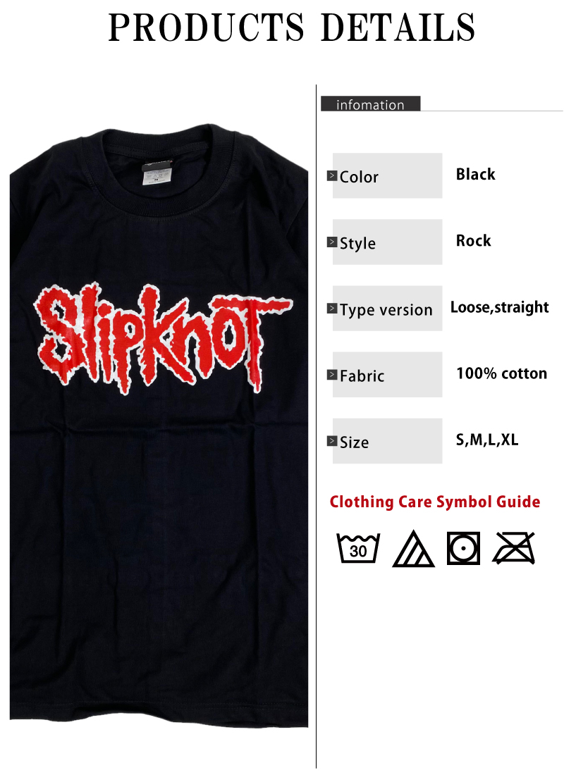スリップノット Slipknot ロックTシャツ バンドTシャツ バンド