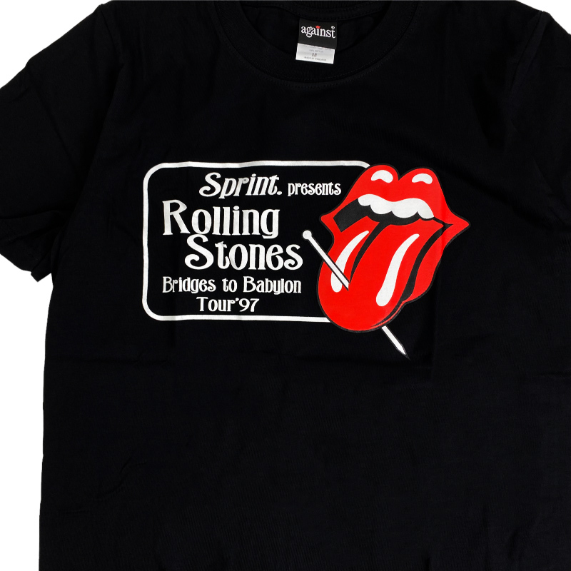 ローリングストーンズ The Rolling Stones ロック Tシャツ バンドロゴ ベロ 半袖 バンドTシャツ バンドTシャツ  ロックファッション かっこいい バンT ロックT