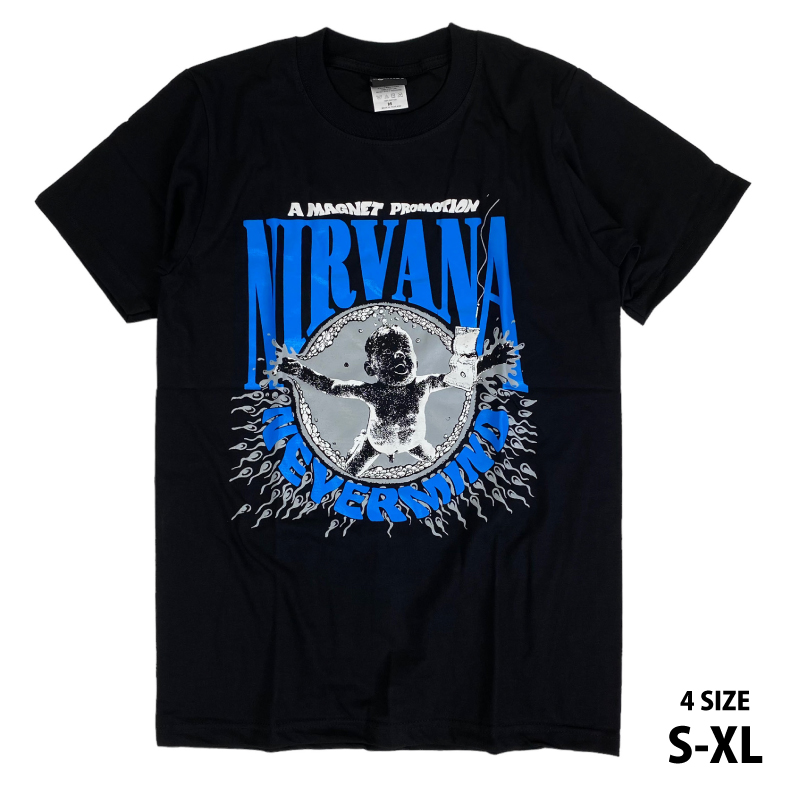 NIRVANA Tシャツ 水中の赤ちゃんデザイン NIRVANA Tシャツ 水中の赤ちゃんデザイン - メルカリ
