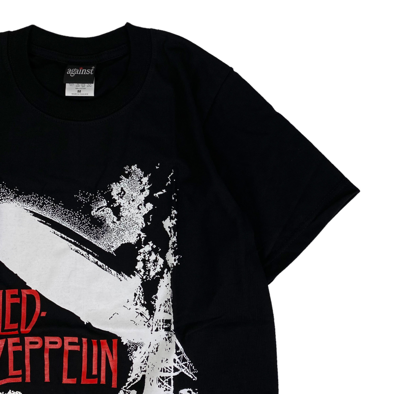 レッドツェッペリン Led Zeppelin ロックTシャツ バンドロゴ バンドTシャツ パンク 洋楽 オーバーサイズ バンドTシャツ  ロックファッション かっこいい バンT