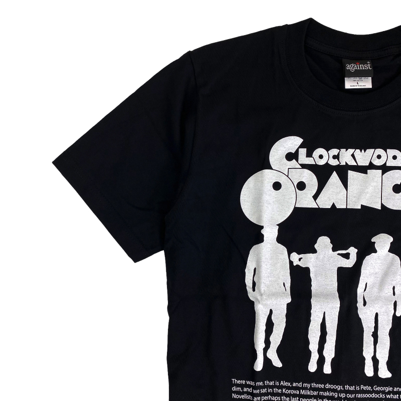 NO ID. BLACK 時計じかけのオレンジ　　Tシャツ Mサイズ グレー NO ID. BLACK 時計じかけのオレンジ Tシャツ Mサイズ グレー