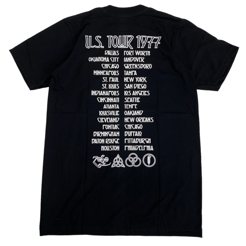 レッドツェッペリン Led Zeppelin ロックTシャツ バンドロゴ