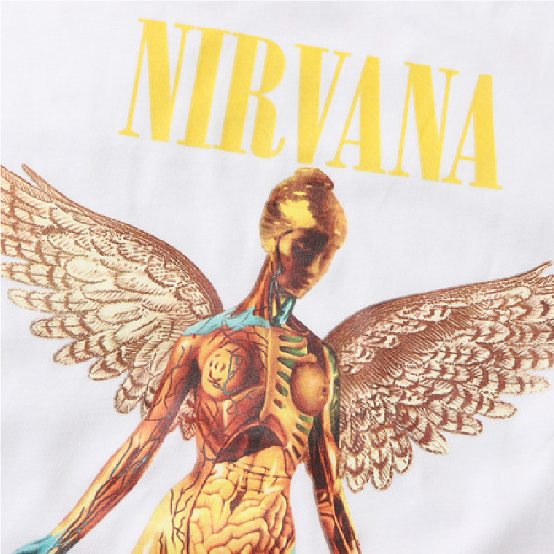 ニルヴァーナ Nirvana ニルバーナ ロックTシャツ プリント ストリート ラウンドネック メンズ バンドTシャツ ロックファッション かっこいい |  | 07