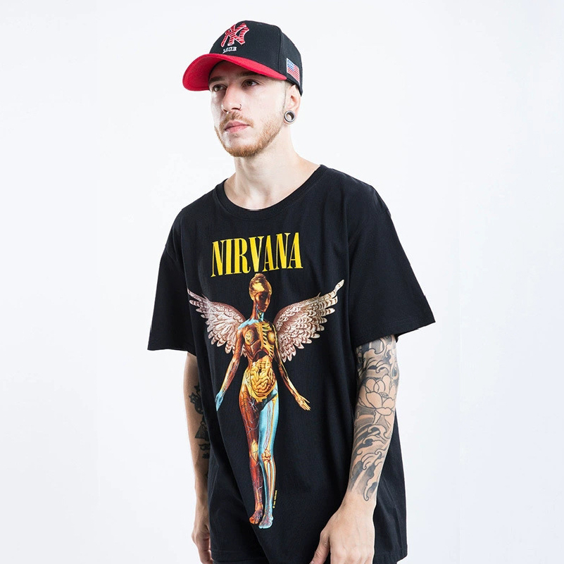 ニルヴァーナ Nirvana ニルバーナ ロックTシャツ プリント ストリート ラウンドネック メンズ バンドTシャツ ロックファッション かっこいい |  | 08