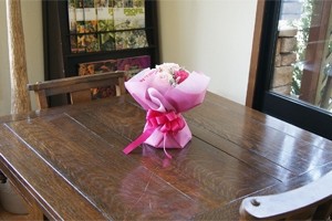 薔薇バラ特集 花瓶のいらない花束 デコールブーケ お取り寄せ 送料無料 フラワーギフト ネット通販花屋花樹有（かじゅある ) 