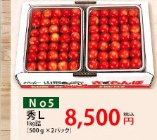 丸勘 さくらんぼ 佐藤錦 紅秀峰 秀 Ｌ １ｋｇ