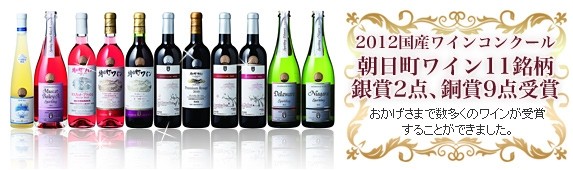 朝日町ワイン　受賞