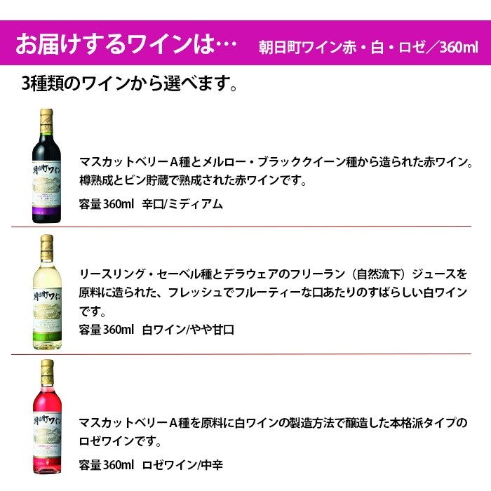 朝日町ワイン　赤
