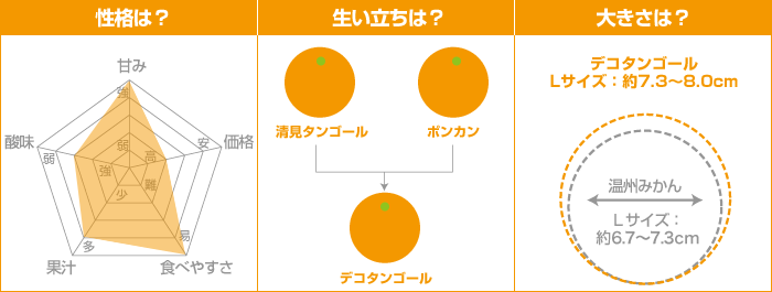 みかんデータ：デコタンゴール