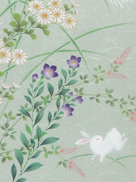 掛け軸　お月見　(南川康夫)