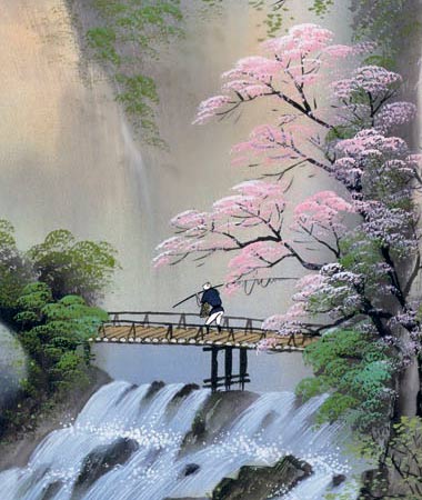 掛け軸 桜花爛漫 (小林秀峰) 掛軸の説明 - 通販 - Yahoo!ショッピング