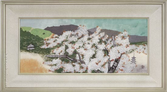 小倉遊亀 絵画 爛漫 【複製】【美術印刷】【巨匠】【横長】の説明