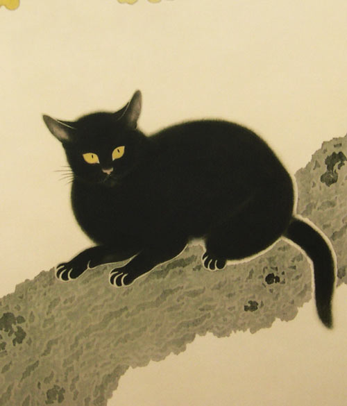 菱田春草 掛け軸 黒き猫 【掛軸】【一間床・半間床】【趣味】の説明