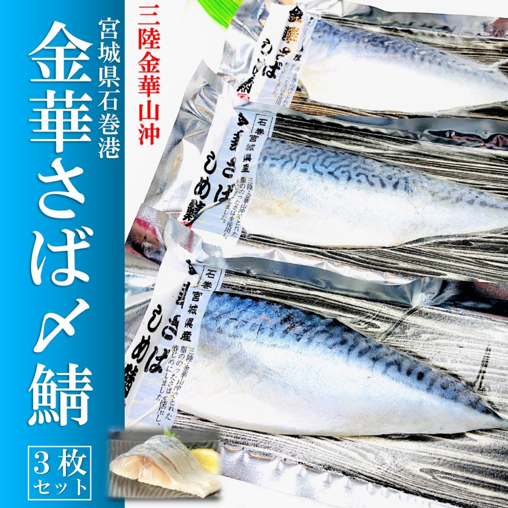 kakiya 金華さば しめ鯖 3枚セット ギフト用 三陸金華山沖 宮城県石巻港 ブランド鯖 脂ののった 〆さば ご贈答用 シメサバ しめさば 〆鯖  :1011:牡蠣鮮魚仲卸かきや - 通販 - Yahoo!ショッピング