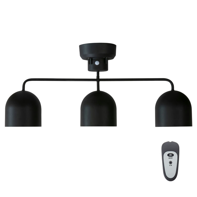 シーリングライト 3灯 照明器具 おしゃれ リモコン 北欧 LED