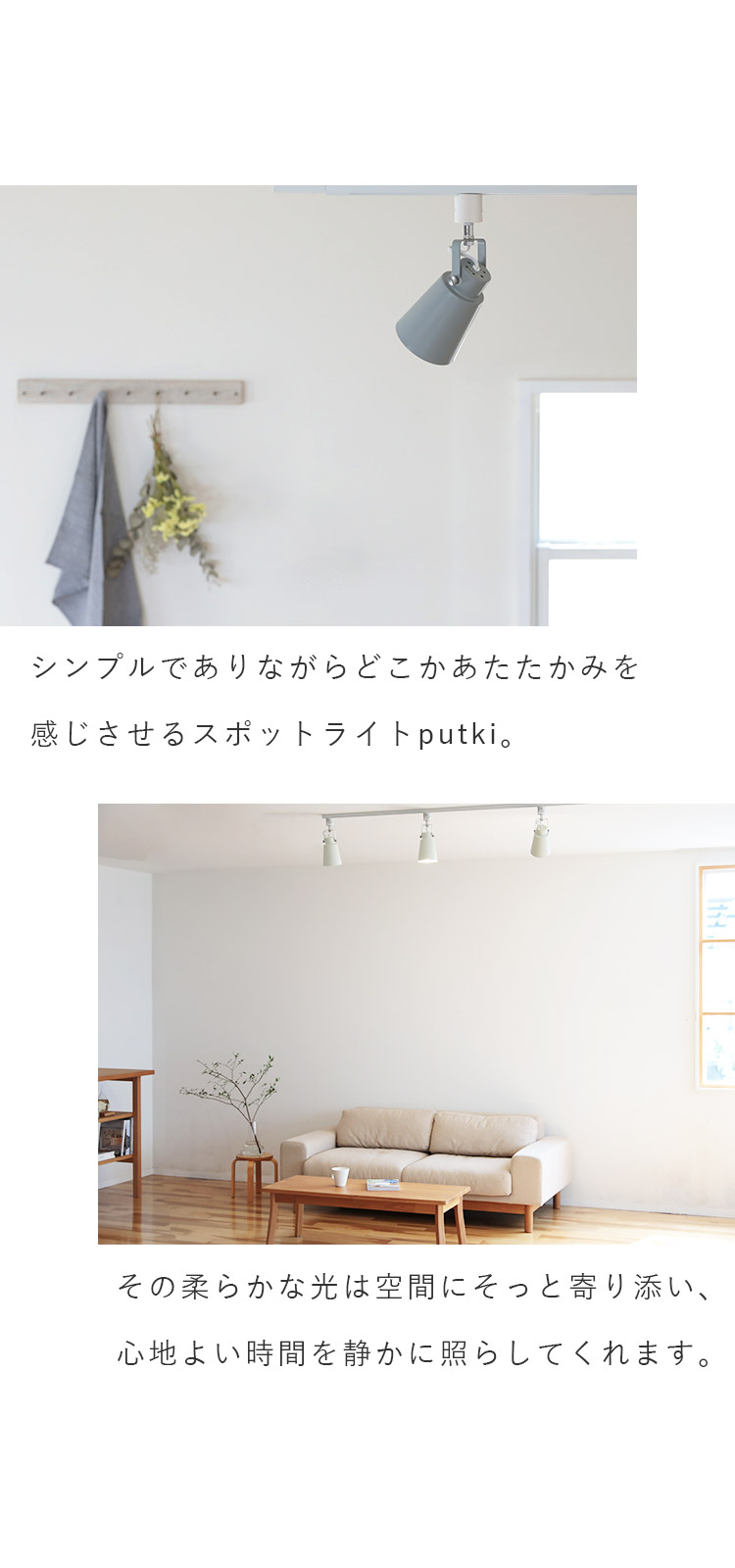 aina スポットライト putki プッキ