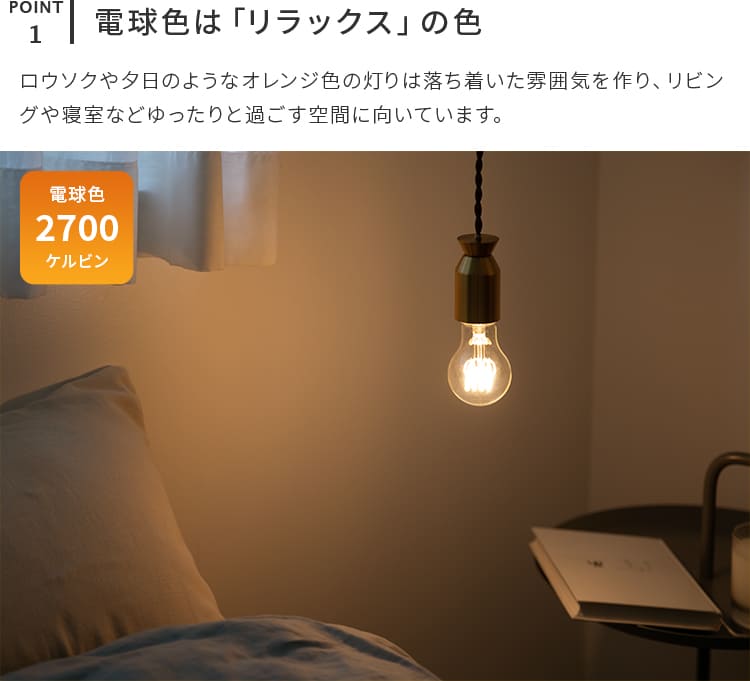 LEDフィラメント電球 E26 4W 色温度 2700K 電球色 明るさ 300lm BBL