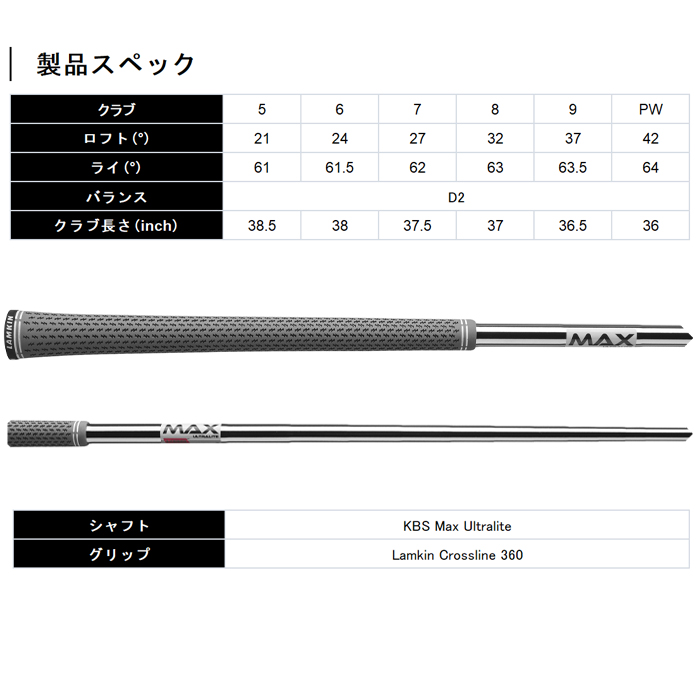 【タイムセール】 【全品5％引きクーポン有り23日まで】ウィルソン スタッフ　ダイナパワー アイアン　6本セット　スチールシャフト　ゴルフクラブ 【DGJ1405359169】(49900円)