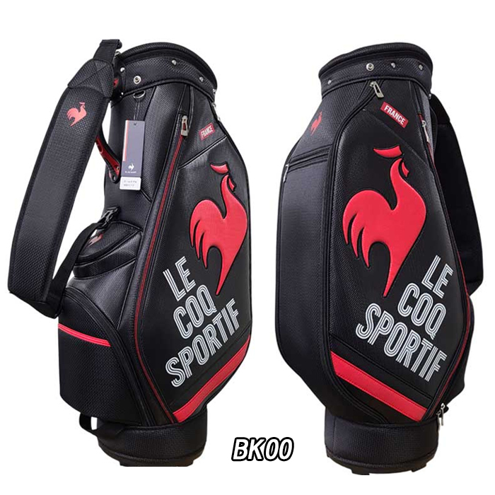 新品 ルコックLE COQ SPORTIF ゴルフ キャディバッグ le coq sportif GOLF（ルコックスポルティフ ゴルフ） LG6SCB04M